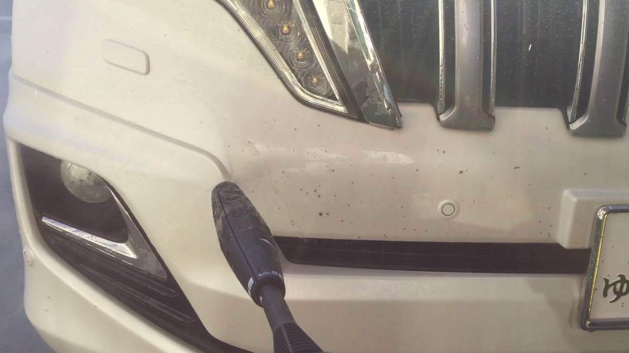 ケルヒャー 高圧洗浄機 で車の洗車 虫掃除 Youtube