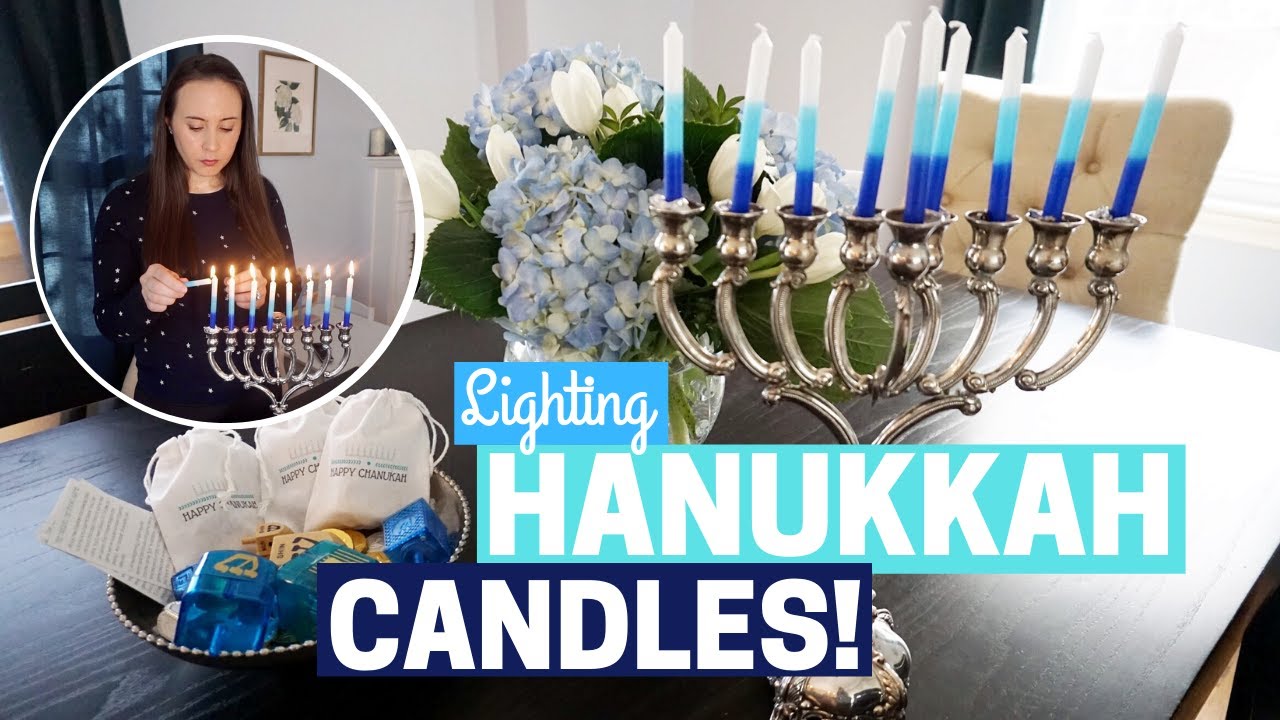 HOW TO LIGHT HANUKKAH CANDLES! YouTube