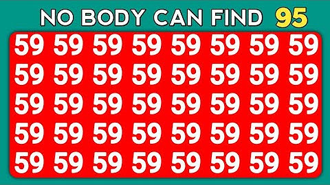 TEST YOUR OBSERVATION SKILLS | ODD ONE OUT - NUMBER AND LETTER  MASTER EDITION.