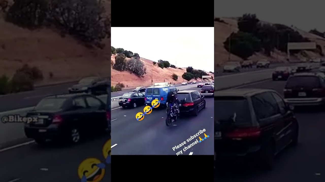 funny video bike rider😂😂😂