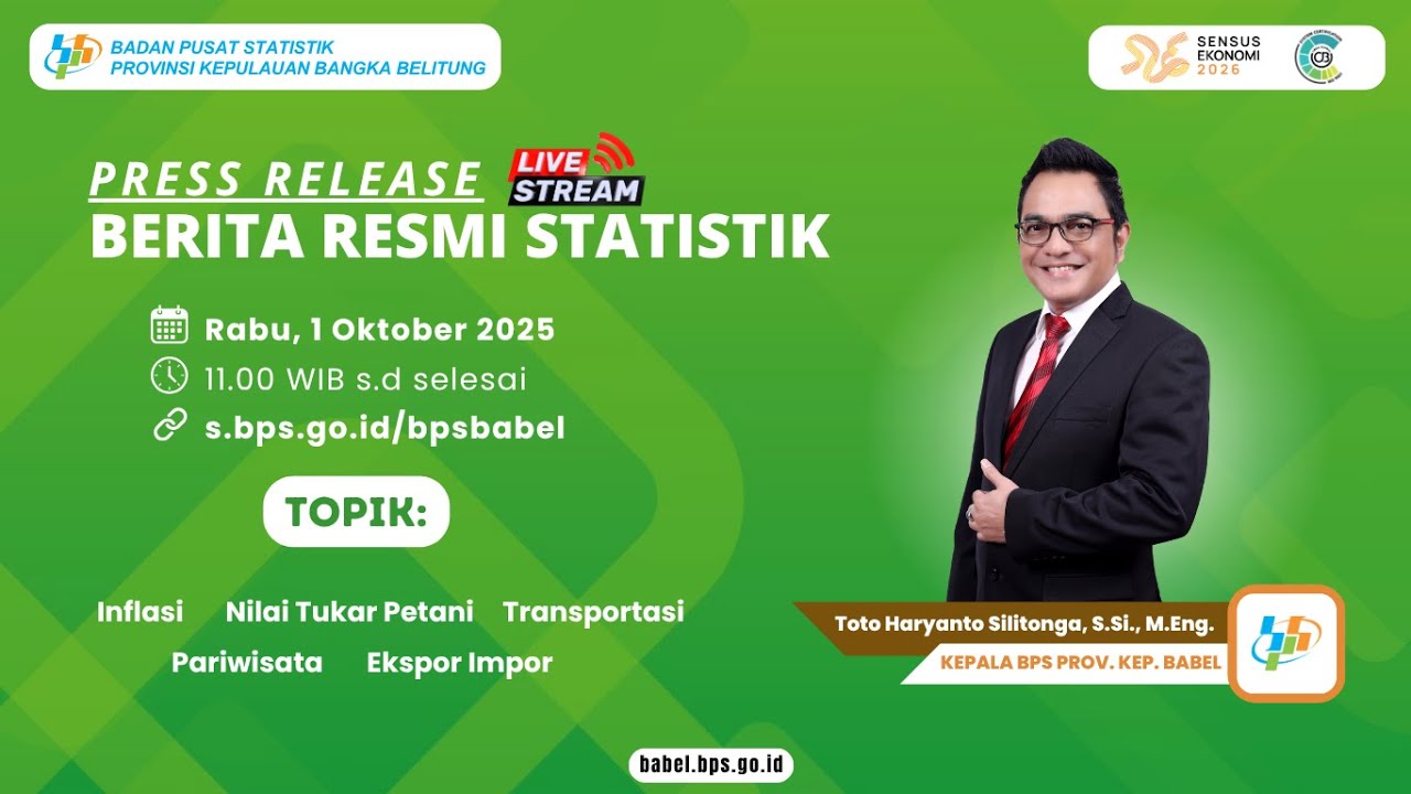 Berita Resmi Statistik (BRS) BPS Provinsi Kepulauan Bangka Belitung