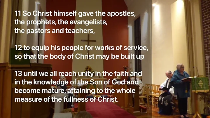 Introduction of Revd Arlene Moore at All Saints Ch...