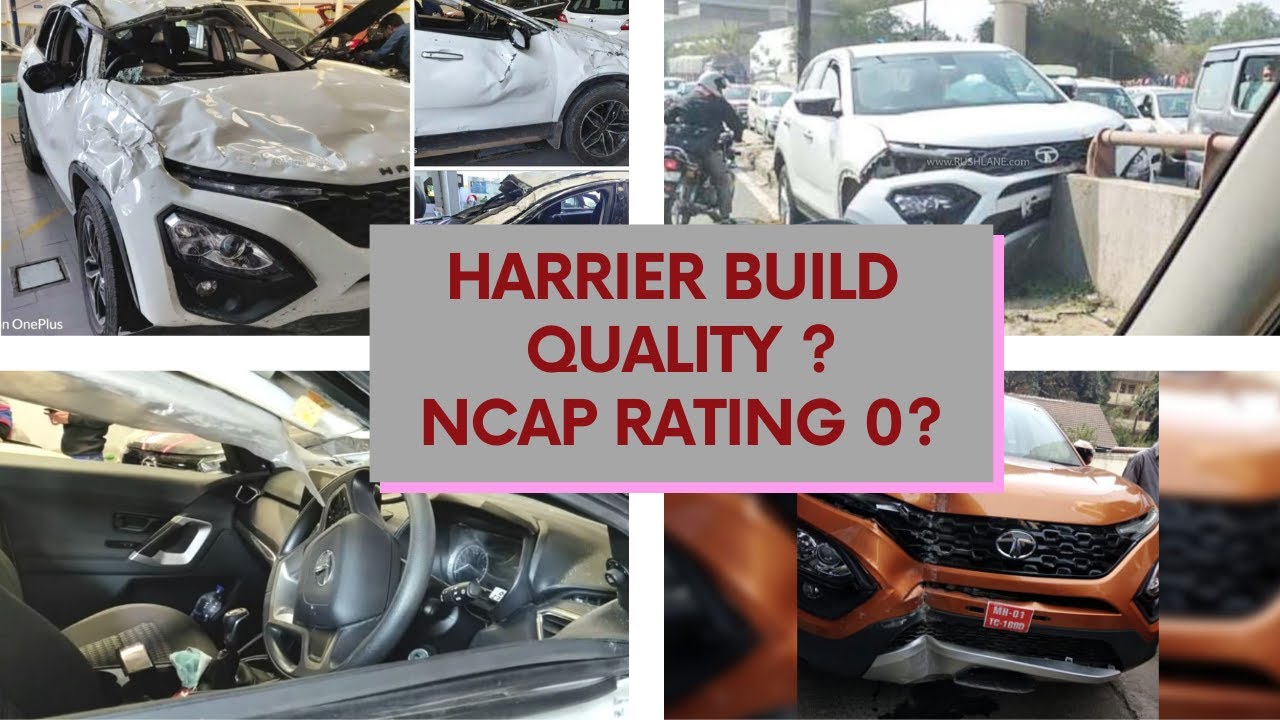 Build quality , NCAP rating TATA HARRIER SAFEST CAR ON INDIA? 02