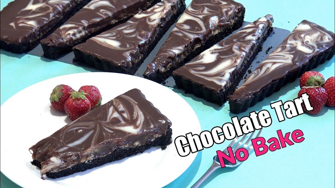 NO-BAKE Chocolate Tart Recipe