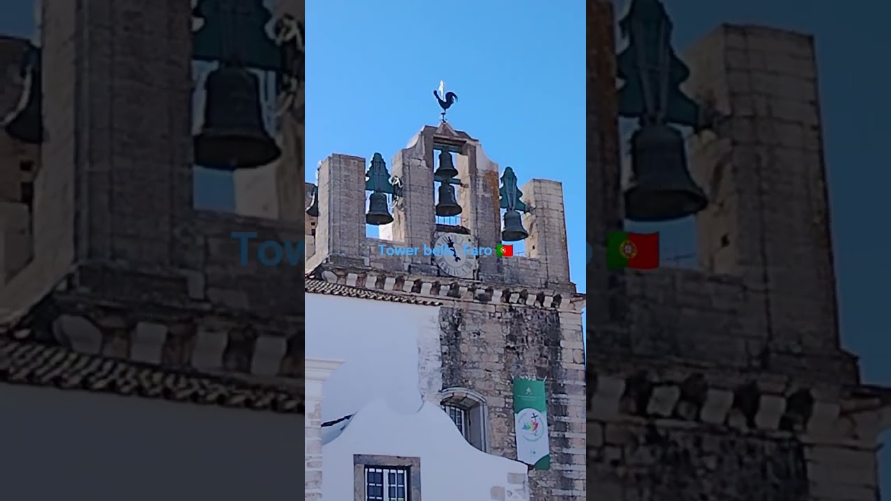 Tower bells, Faro 🇵🇹! #shorts #portugal #bells