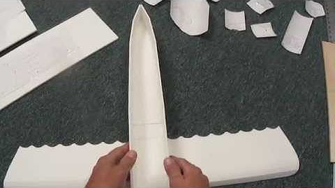 Part #3 of 6 Fokker DR-1 The Red Baron. Cutting and assembling PDF Plans.