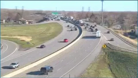 Traffic delays on I-90 near Route 400