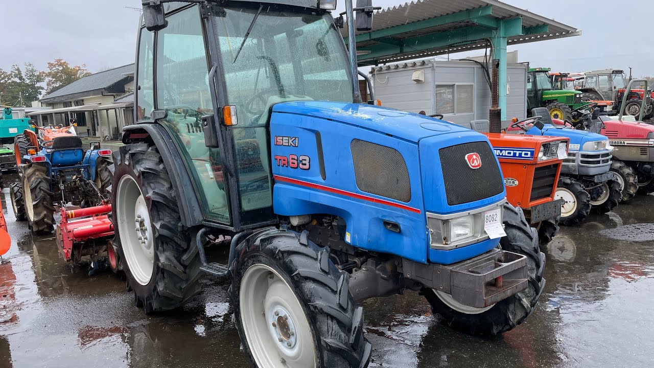 Iseki TR63 cabin Japanese Compact Tractors Made in Japan YouTube