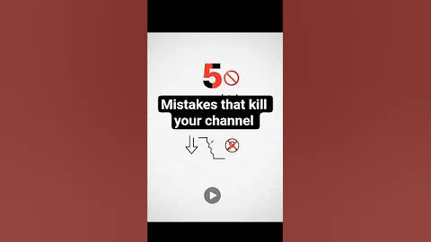 ‎🚫📱 5 Mistakes That Killing Your Channel From Growing subscribers‎‎