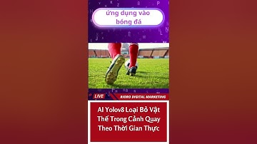 AI Yolov8 Loại Bỏ Vật Thể Trong Cảnh Quay Theo Thời Gian Thực  #digitalmarketing #ai