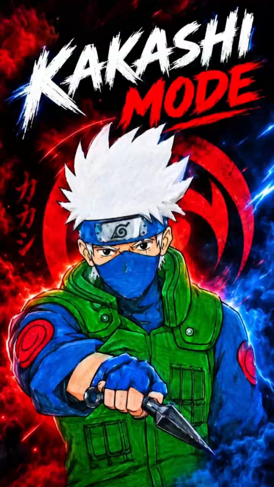 This Kakashi Drawing Took Me Hours 🥶🔥 | Anime Art #kakashi
