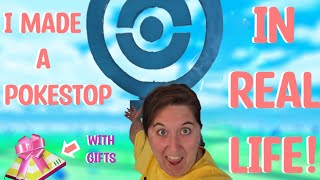 I built a REAL LIFE Pokestop! | Pokemon GO build [Ft. Captain Steel]