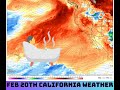 California Weather Update!