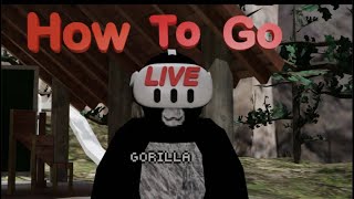 How to live stream on Gorilla Tag/VR!