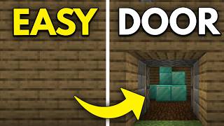 How To Make a 2x2 Flush Piston Door in Minecraft Java