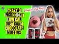 Low Calorie 3 Ingredient (Diet Coke HACK) Chocolate Muffins -  Valentine&#39;s Day Recipe