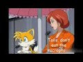 Tails eats a microphone