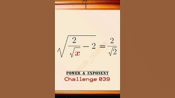 Power & Exponent—Challenge 039 #viralmath #exponentialequations  #mathschallenge #mathsproblems