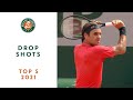 TOP 5 Drop Shots of 2021 | Roland-Garros