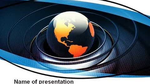 Earth PowerPoint Template by PoweredTemplate.com