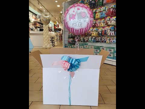 [HOW TO MAKE A GIFT BOX WITH A HELIUM BALLOON]
