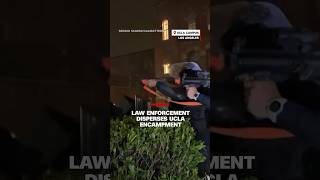 Law enforcement disperses UCLA encampment