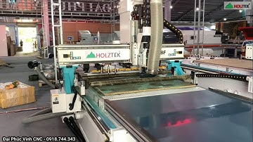 Máy cnc nesting 1 đầu thay dao tự động holztek PRO-R1BF
