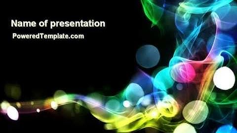 Color Circles PowerPoint Template by PoweredTemplate.com