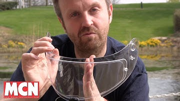 How to fit a Pinlock visor insert | Products | Motorcyclenews.com