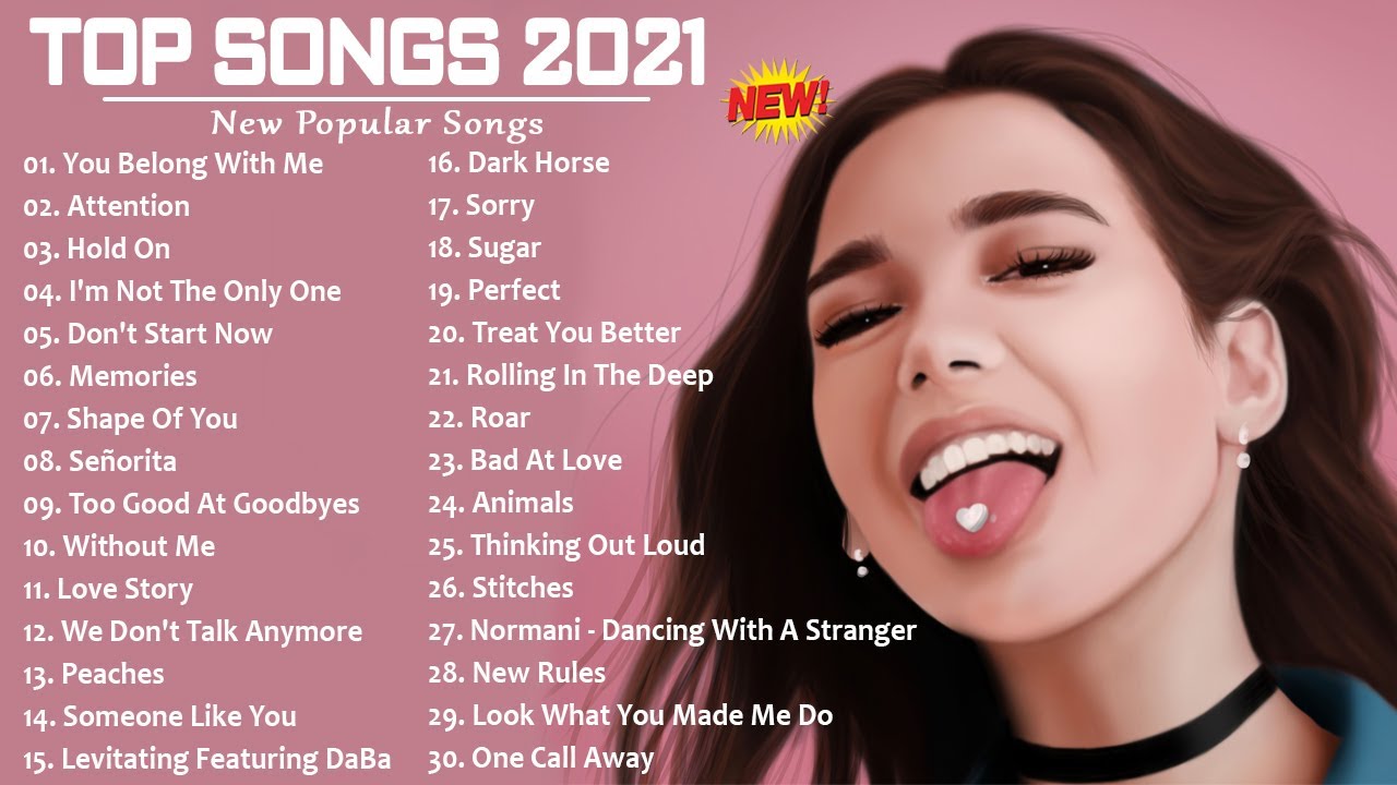 Ed Sheeran, Adele, Shawn Mendes, Maroon 5, Taylor Swift, Sam Smith 🎵