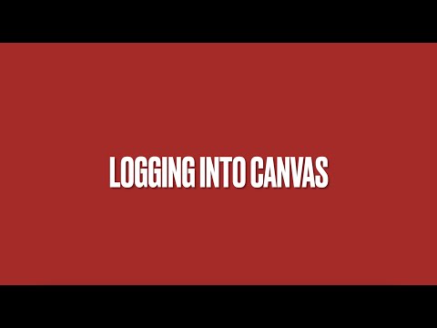 How to Log into Canvas