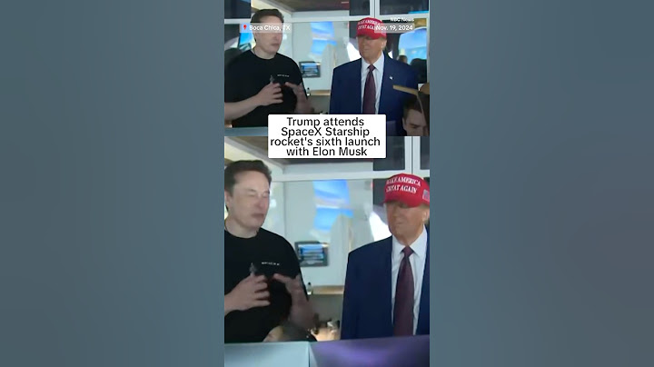 Trump attends SpaceX Starship rocket’s sixth launch with Elon Musk