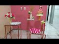 DIY:  MESA COM CANO PVC/ FAÇA VOCÊ MESMO