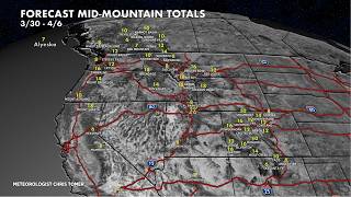 Mountain Snow Forecast for the First Week of April