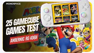 25 Gamecube Games Test | Anbernic RG406H