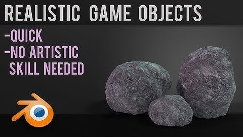 Realistic Low Poly Game Assets - Rocks