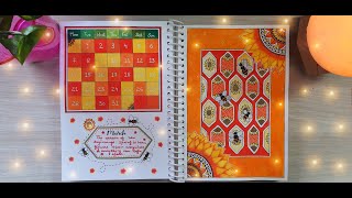Art Calendar March 2022 #artjournal #artcalendar