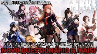 Novo Questionário & Habilidades Da Marciana Goddess Of Victory Nikke