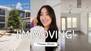 MOVING VLOG 1  My First Apartment | Touring Apartments, Getting Approved, Signing Lease