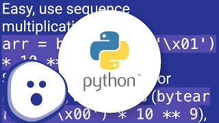 Is it possible to effectively initialize bytearray with non-zero value?