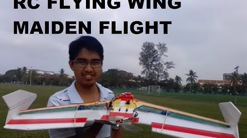 RC Flying Wing KFm6 Maiden Flight
