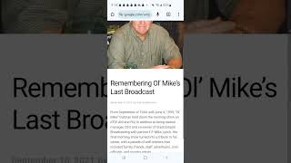 Remembering Ol' Mike's Last Broadcast on KFDI