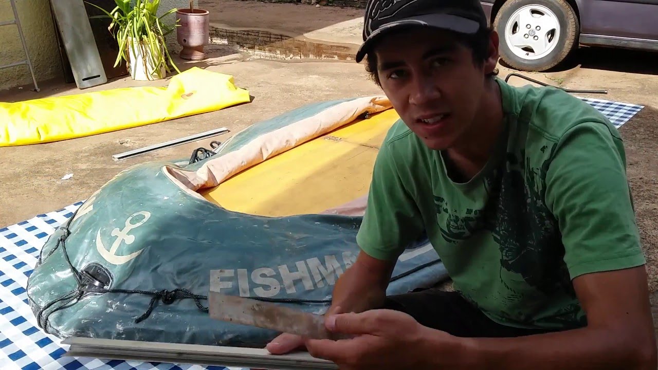 Bote Inflável FISHMAN 350....algumas mudanças que fiz pra melhorar o uso dele