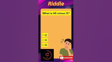 Solve This Puzzle in 30 Seconds and Prove Your Smarts! 🧠 #maths #mindbendingquiz #riddles #quiz
