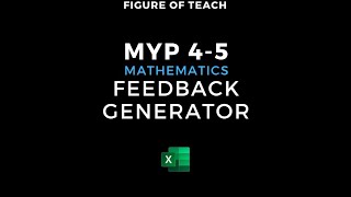 MYP Mathematics Feedback Generator
