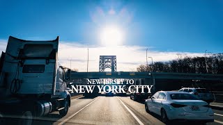 Crossing The George Washington Bridge In Stunning 4k From New Jersey To NYC