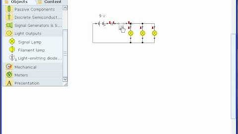Yenka Science - Physics - Electric Circuits