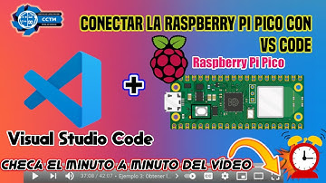 🍓 +🐍 ¿Cómo conectar la Raspberry Pi Pico a Visual Studio Code? | Micropico | Prender el led de Pico