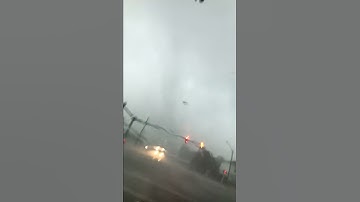 Small Tornado Crosses Busy Road || ViralHog