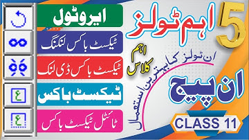 Rotation tool , text box linking tool , text box delinking tool , text box tool , title text box